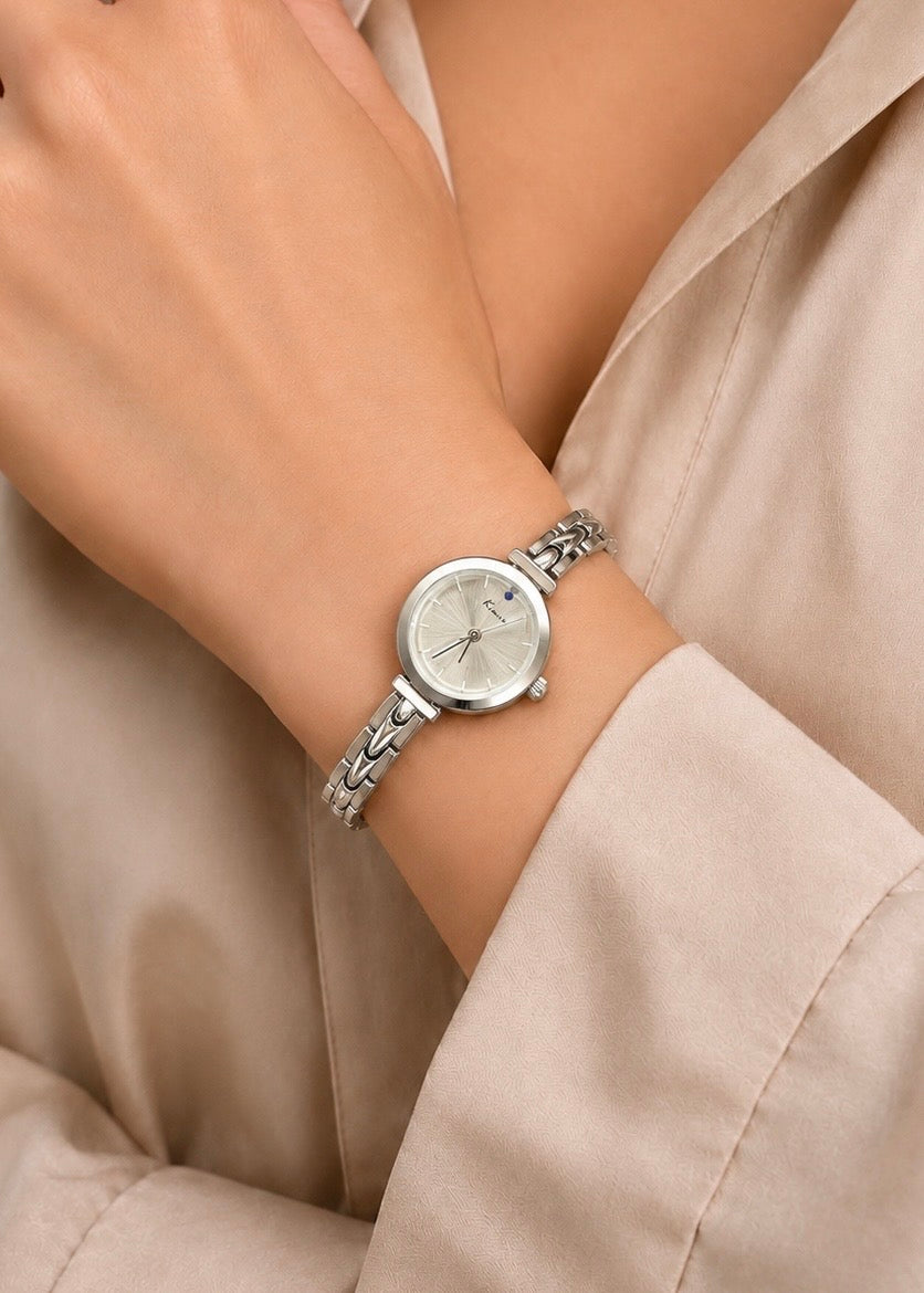 Silver Fox Minimal Chain Watch