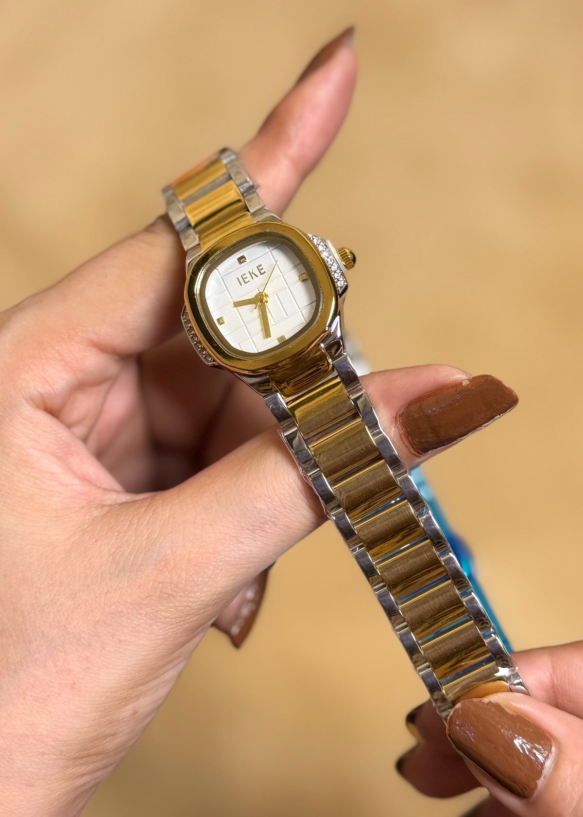 Classic Square Two-Tone Watch