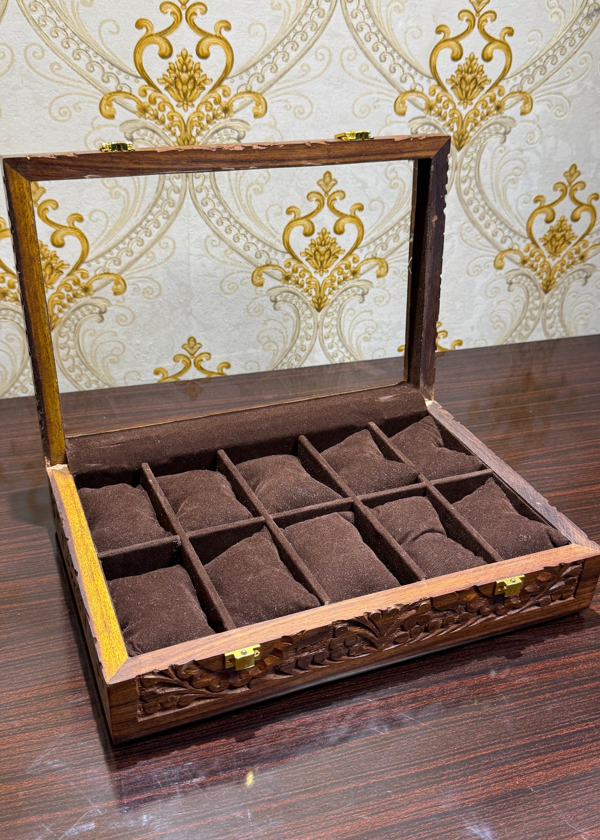 10-Slot Premium Watch Box | Luxury Watch Organszer