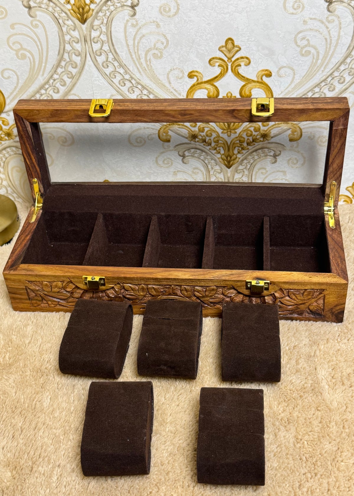 5-Slot Premium Watch Box | Luxury Watch Organiser