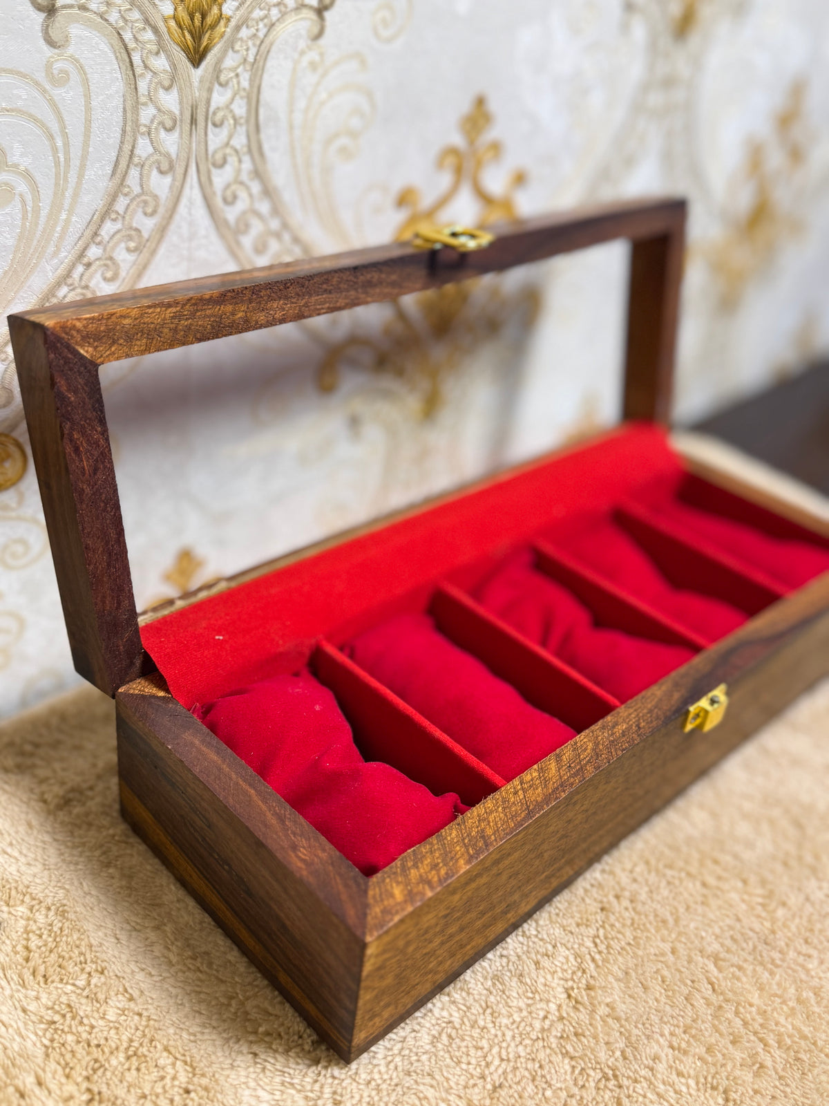 5-Slot Premium Watch Box | Luxury Watch Organiser