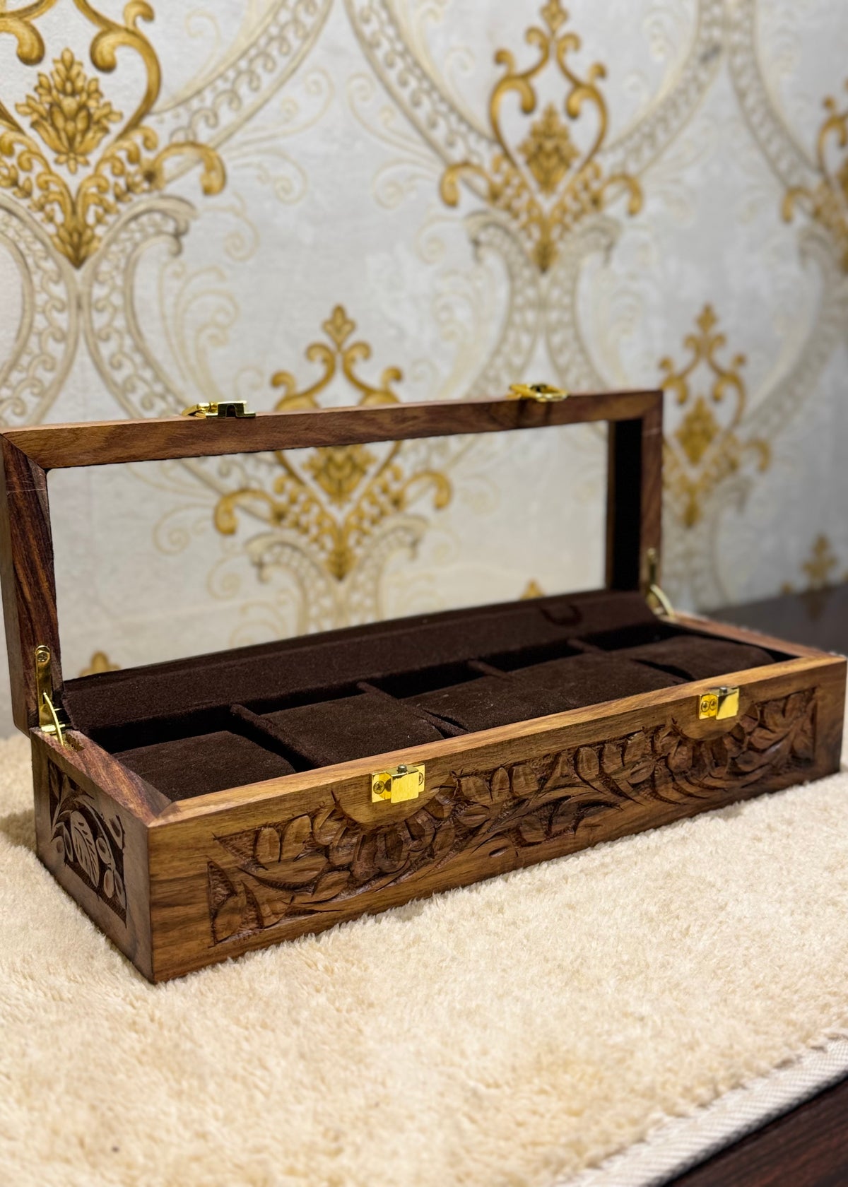 5-Slot Premium Watch Box | Luxury Watch Organiser