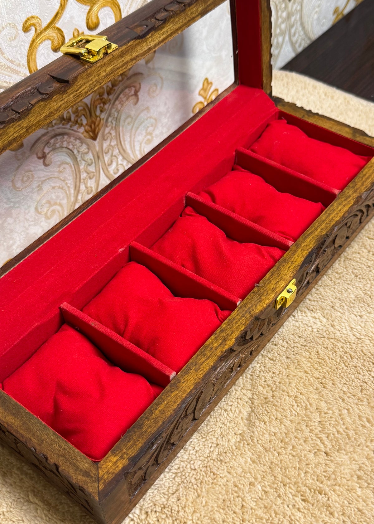 5-Slot Premium Watch Box | Luxury Watch Organiser