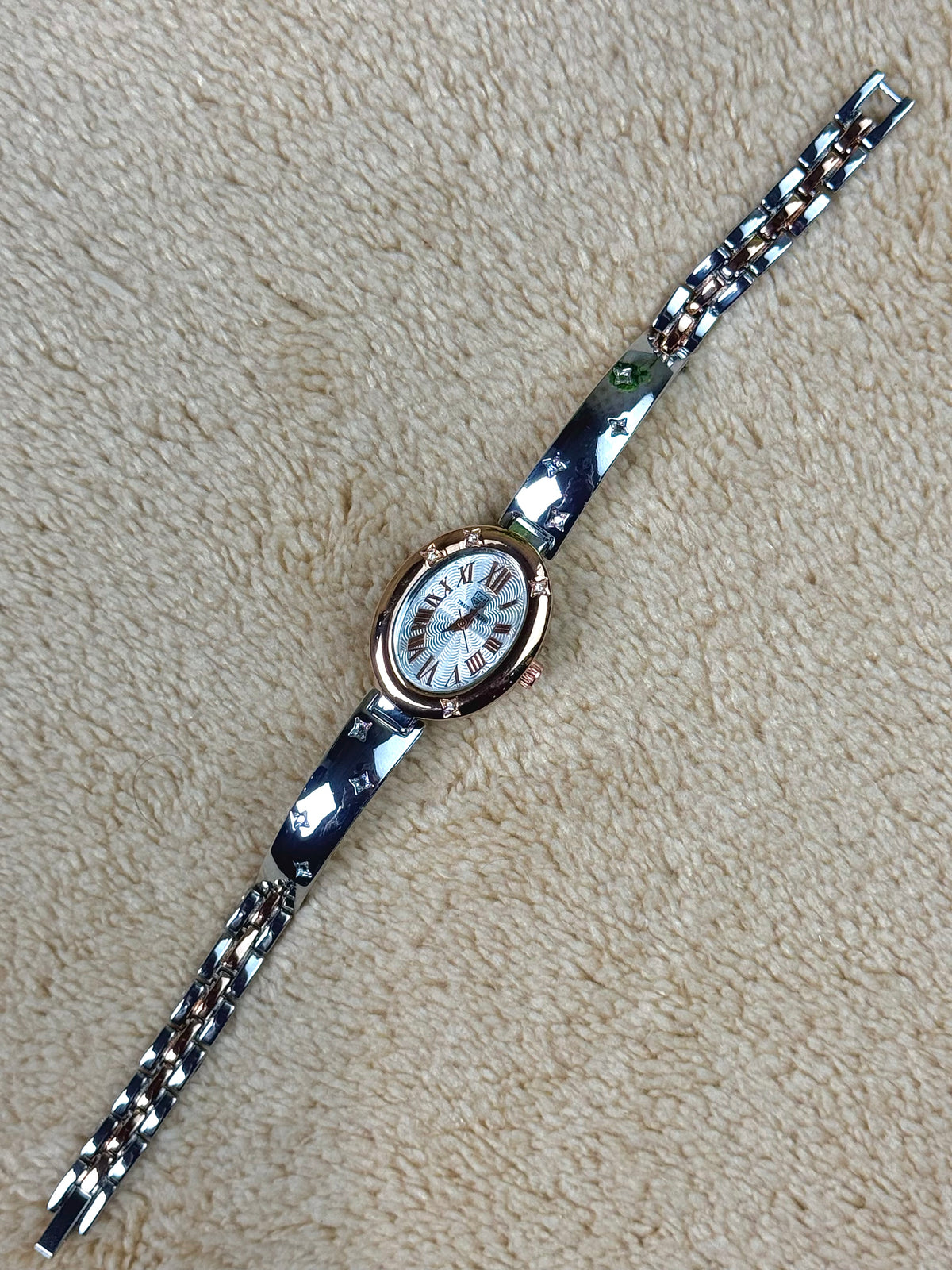 Prestige Silver Gold Luxury Women’s Watch