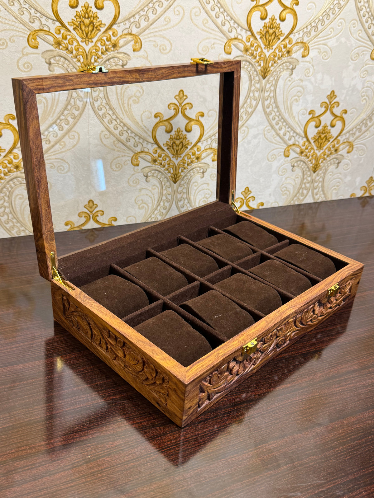 10-Slot Premium Watch Box | Luxury Watch Organszer