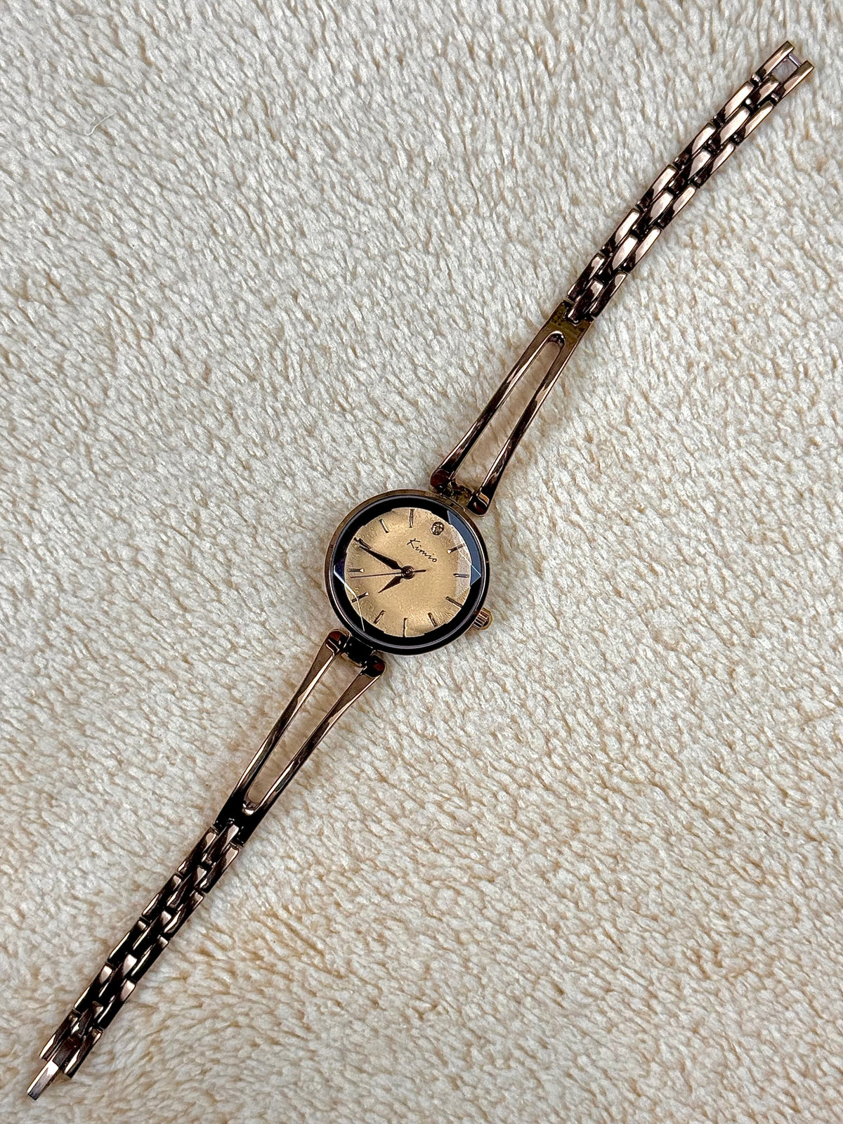 Kimio Ivy Rose Gold Bezel Watch