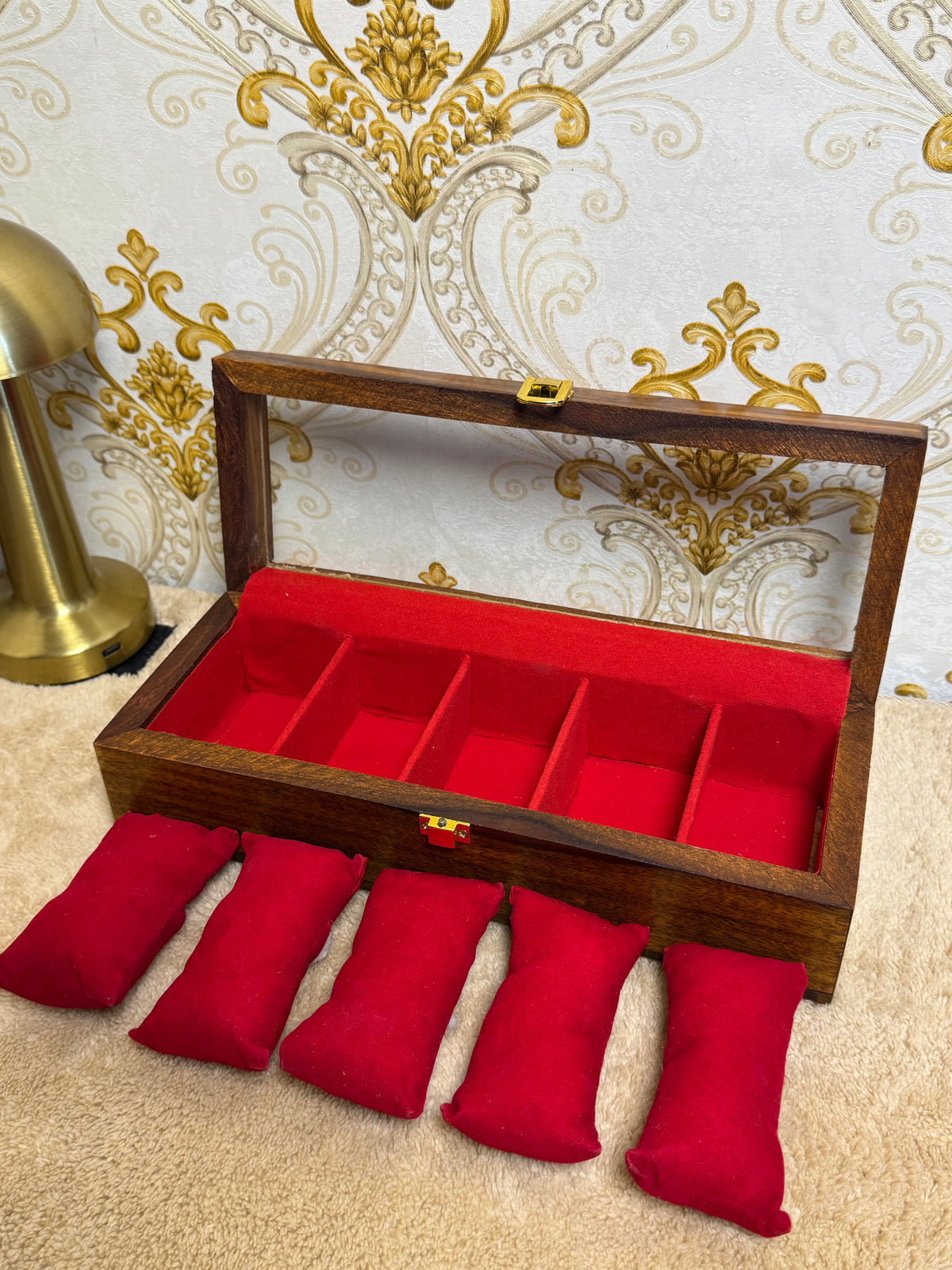 5-Slot Premium Watch Box | Luxury Watch Organiser