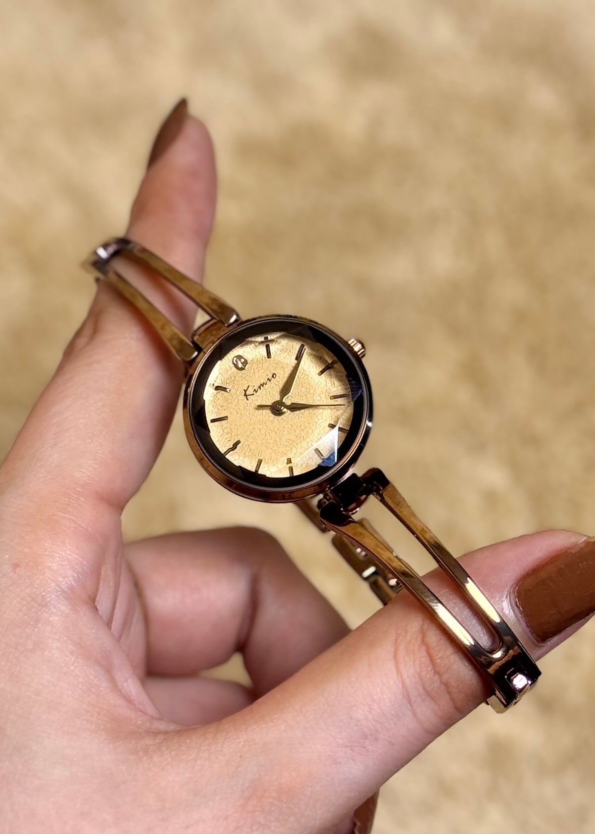 Kimio Ivy Rose Gold Bezel Watch