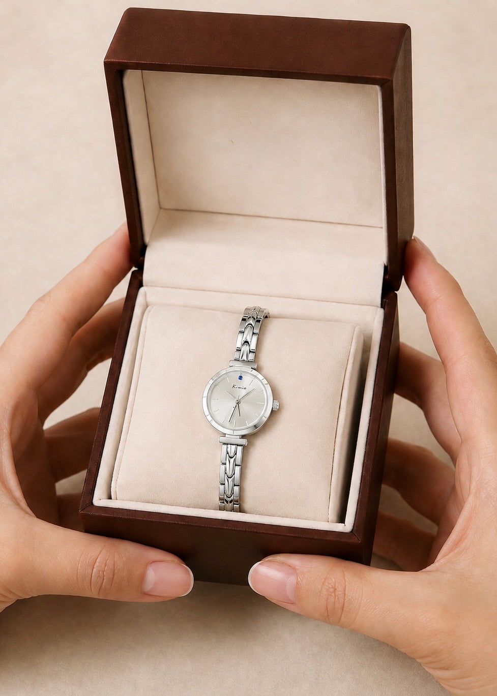 Silver Fox Minimal Chain Watch