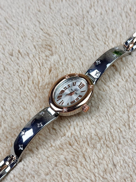 Prestige Silver Gold Luxury Women’s Watch
