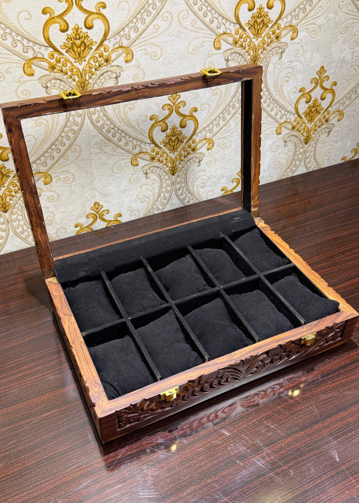 10-Slot Premium Watch Box | Luxury Watch Organszer